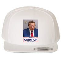Trump Mugshot ReElect Cornpop One Bad Dude Wool Snapback Cap