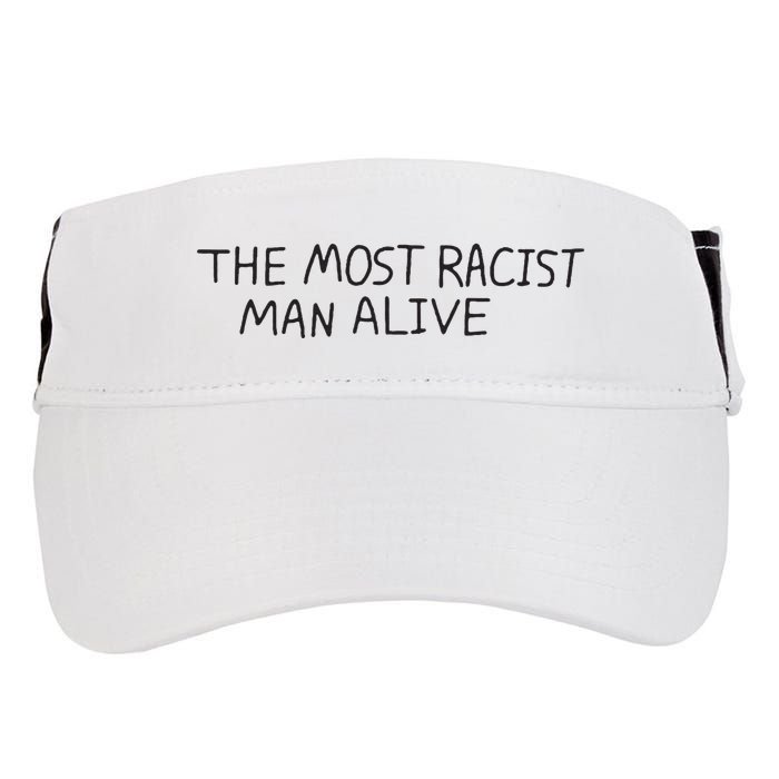 The Most Racist Man Alive Adult Drive Performance Visor