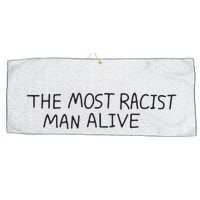 The Most Racist Man Alive Large Microfiber Waffle Golf Towel