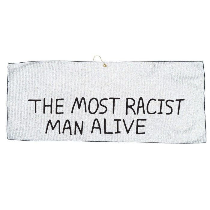 The Most Racist Man Alive Large Microfiber Waffle Golf Towel