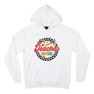 Teacher Mode Retro Vibe Back To School Teacher Life Hoodie