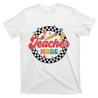 Teacher Mode Retro Vibe Back To School Teacher Life T-Shirt