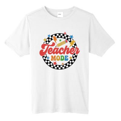 Teacher Mode Retro Vibe Back To School Teacher Life Tall Fusion ChromaSoft Performance T-Shirt