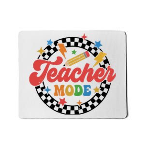 Teacher Mode Retro Vibe Back To School Teacher Life Mousepad