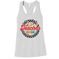 Teacher Mode Retro Vibe Back To School Teacher Life Women's Racerback Tank