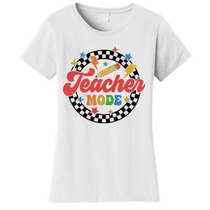 Teacher Mode Retro Vibe Back To School Teacher Life Women's T-Shirt