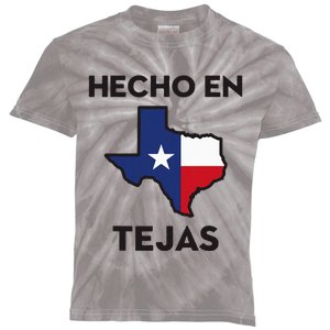 Texan Mexican Roots Hecho En Tejas Mexico Texas American Kids Tie-Dye T-Shirt