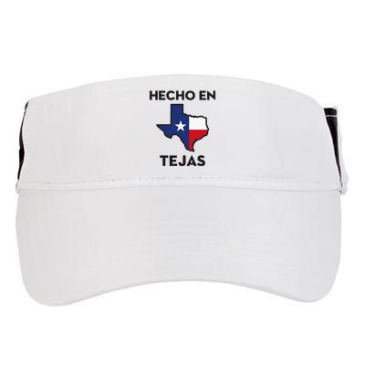 Texan Mexican Roots Hecho En Tejas Mexico Texas American Adult Drive Performance Visor
