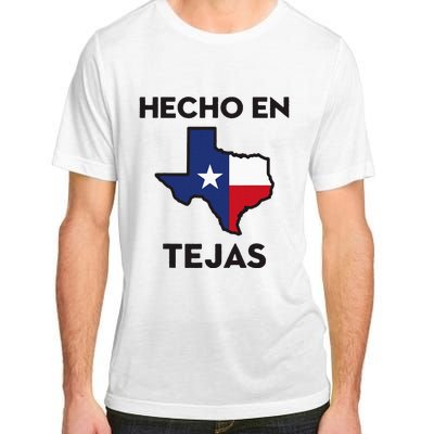 Texan Mexican Roots Hecho En Tejas Mexico Texas American Adult ChromaSoft Performance T-Shirt