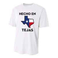 Texan Mexican Roots Hecho En Tejas Mexico Texas American Youth Performance Sprint T-Shirt