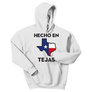 Texan Mexican Roots Hecho En Tejas Mexico Texas American Kids Hoodie