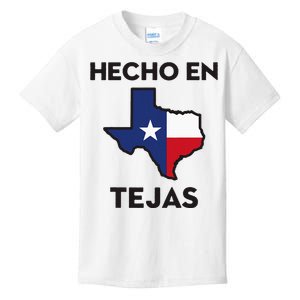 Texan Mexican Roots Hecho En Tejas Mexico Texas American Kids T-Shirt