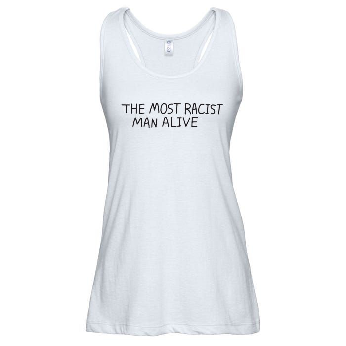 The Most Racist Man Alive Ladies Essential Flowy Tank