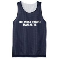 The Most Racist Man Alive Apparel Mesh Reversible Basketball Jersey Tank