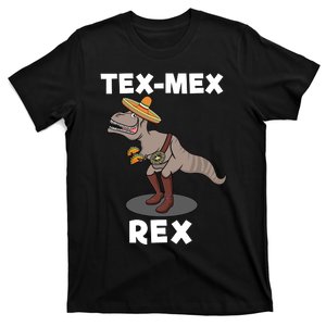 Tex Mex Rex Texas Mexican Cowboy Tyrannosaurus Dinosaur T-Shirt