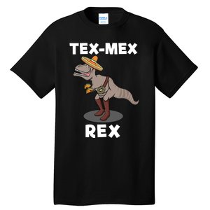 Tex Mex Rex Texas Mexican Cowboy Tyrannosaurus Dinosaur Tall T-Shirt