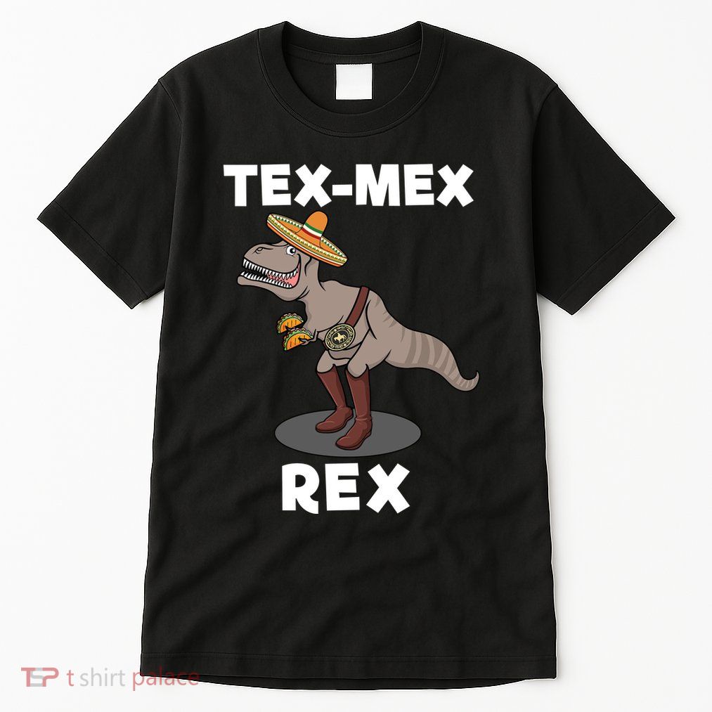 Tex Mex Rex Texas Mexican Cowboy Tyrannosaurus Dinosaur Tall T-Shirt