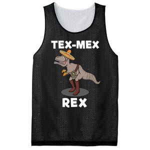 Tex Mex Rex Texas Mexican Cowboy Tyrannosaurus Dinosaur Mesh Reversible Basketball Jersey Tank