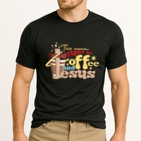 This Mom Runs On Coffee And Jesus! Cooling Performance Crew T-Shirt