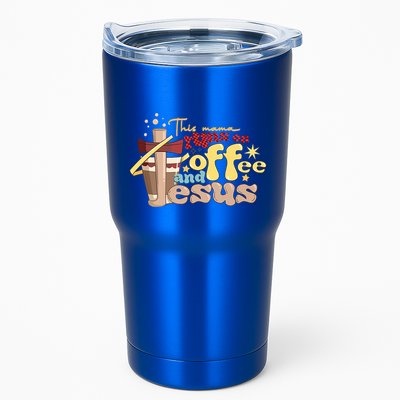 This Mom Runs On Coffee And Jesus! Tumbler