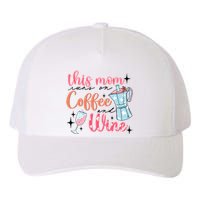 This Mom Runs On Coffee And Wine Yupoong Adult 5-Panel Trucker Hat