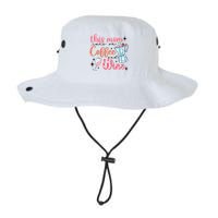 This Mom Runs On Coffee And Wine Legacy Cool Fit Booney Bucket Hat