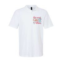 This Mom Runs On Coffee And Wine Softstyle Adult Sport Polo