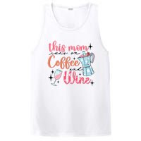 This Mom Runs On Coffee And Wine PosiCharge Competitor Tank