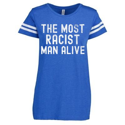 The Most Racist Man Alive Enza Ladies Jersey Football T-Shirt