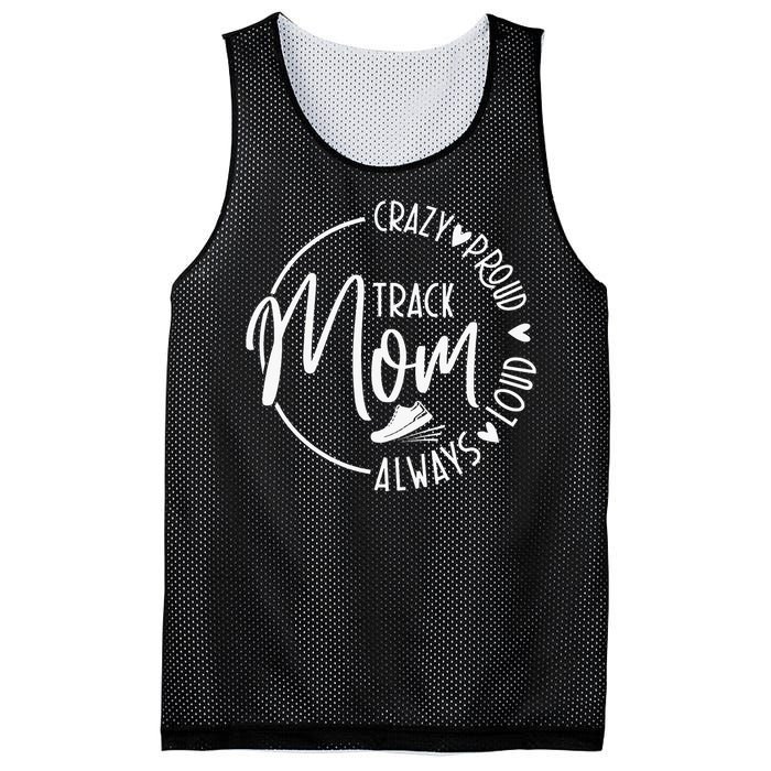 Track Mom Runner Sports Mom Motherhood Mesh Reversible Basketball Jersey Tank