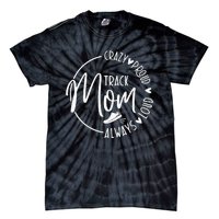 Track Mom Runner Sports Mom Motherhood Tie-Dye T-Shirt