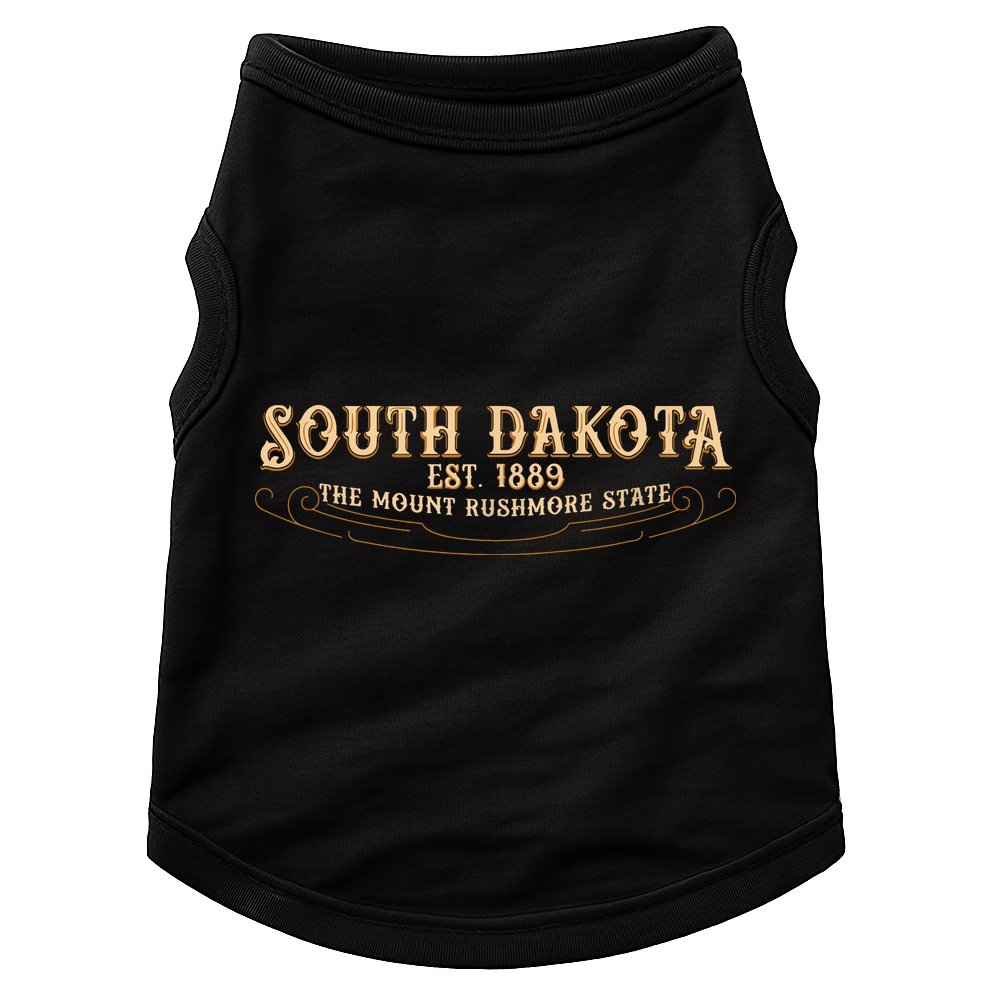 The Mount Rushmore State South Dakota Doggie Tank