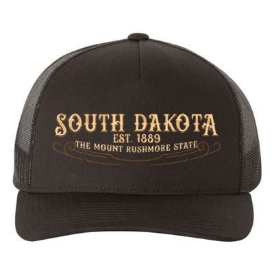 The Mount Rushmore State South Dakota Yupoong Adult 5-Panel Trucker Hat