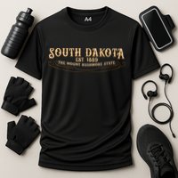 The Mount Rushmore State South Dakota Cooling Performance Crew T-Shirt