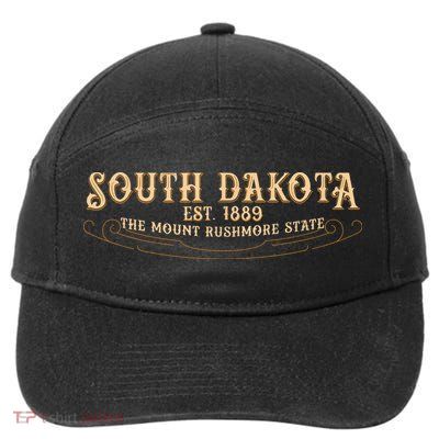 The Mount Rushmore State South Dakota 7-Panel Snapback Hat