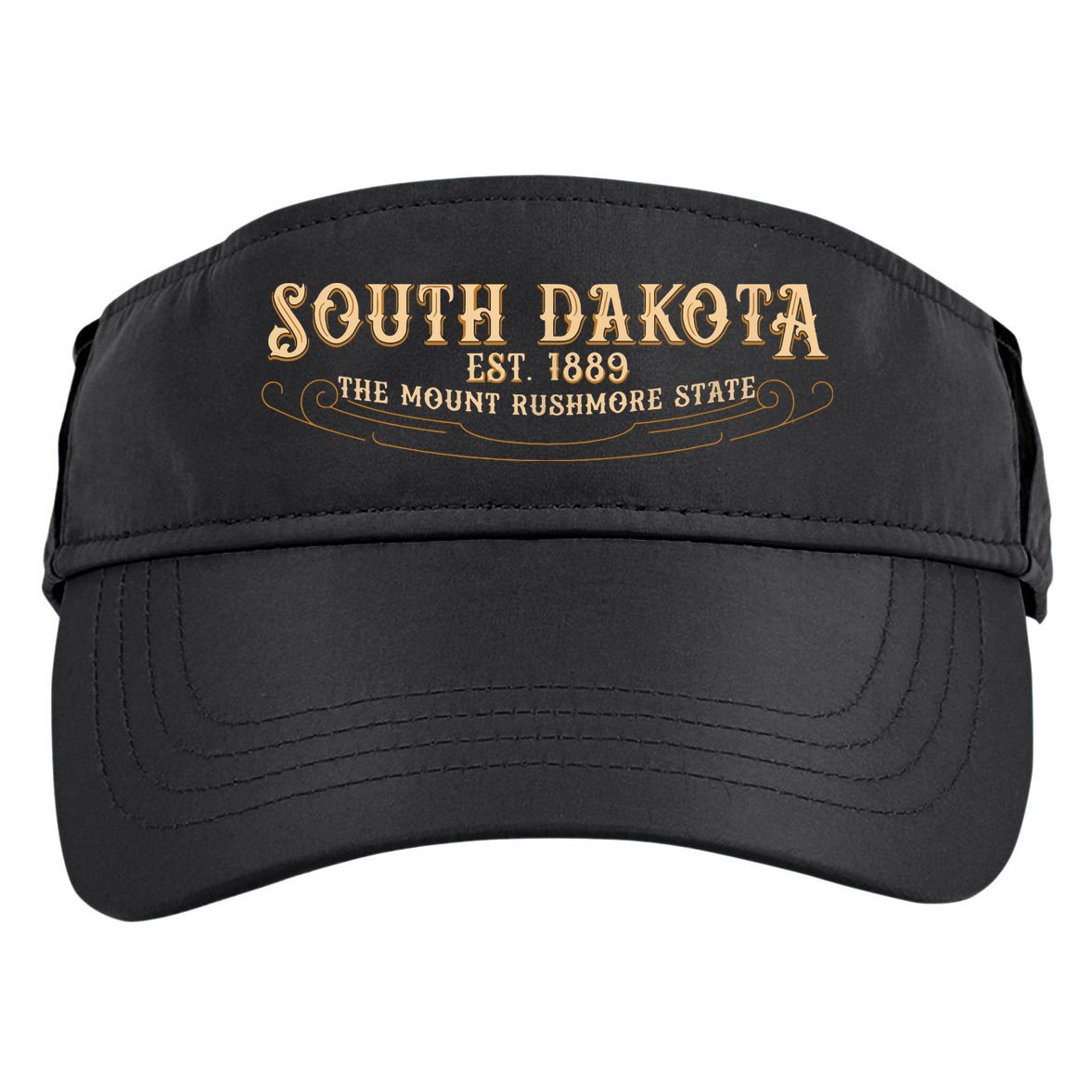 The Mount Rushmore State South Dakota Adult Drive Performance Visor