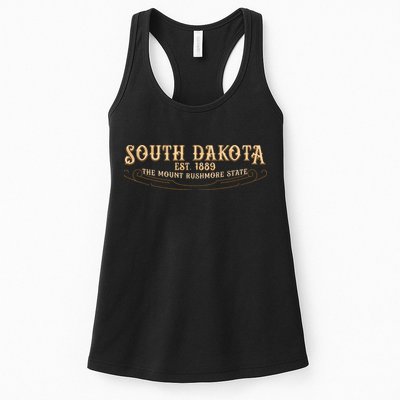 The Mount Rushmore State South Dakota Womens Tank Top