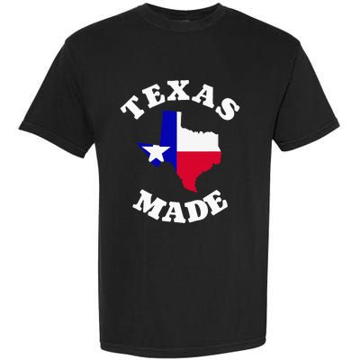 Texas Made Red White And Blue Texas Flag Texas State Pride Garment-Dyed Heavyweight T-Shirt