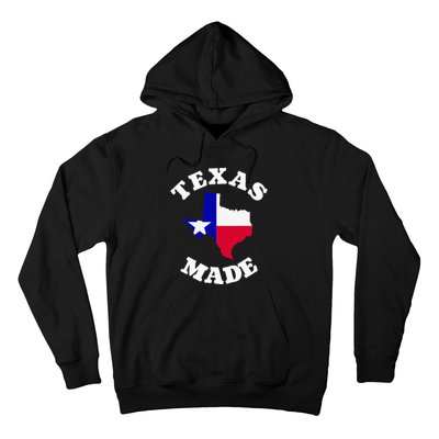 Texas Made Red White And Blue Texas Flag Texas State Pride Hoodie