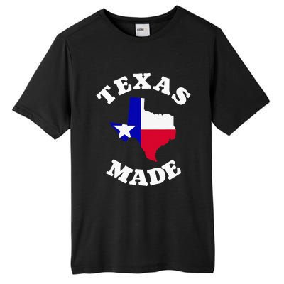 Texas Made Red White And Blue Texas Flag Texas State Pride Tall Fusion ChromaSoft Performance T-Shirt