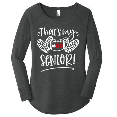 That's My Senior Number 60 Senior Football Number 60 Women's Perfect Tri Tunic Long Sleeve Shirt