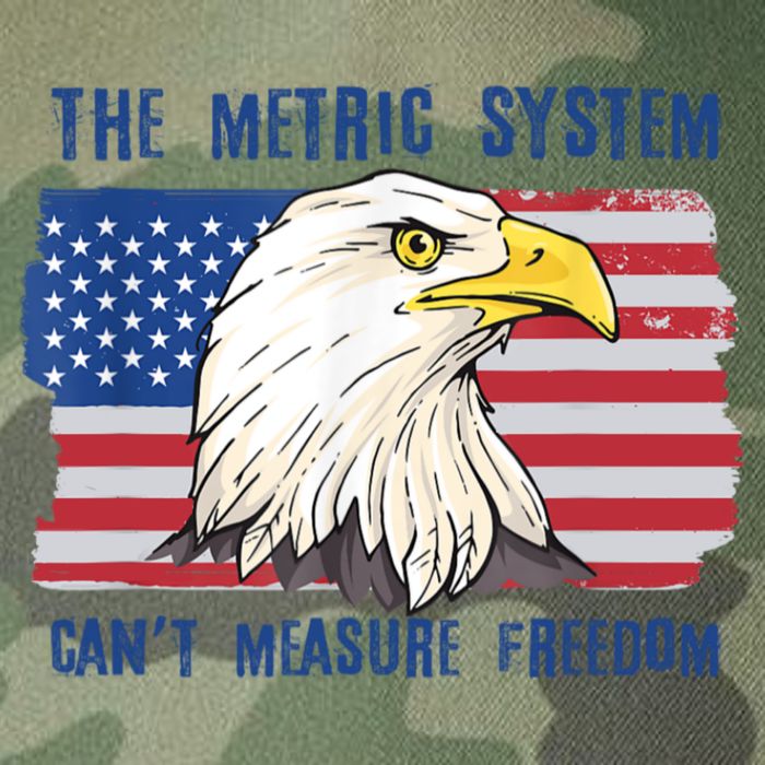 The Metric System Cant Measure Freedom 4th Of July Legacy Tie Dye Trucker Hat