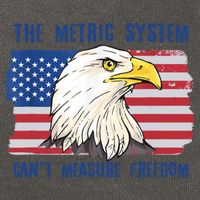 The Metric System Cant Measure Freedom 4th Of July Cotton Canvas Backpack