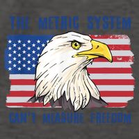 The Metric System Cant Measure Freedom 4th Of July Vector Backpack
