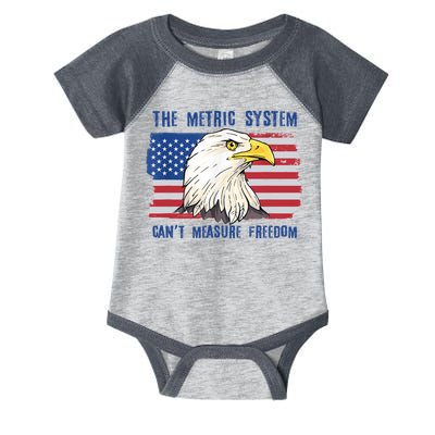 The Metric System Cant Measure Freedom 4th Of July Infant Baby Jersey Bodysuit