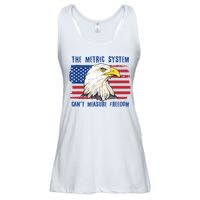 The Metric System Cant Measure Freedom 4th Of July Ladies Essential Flowy Tank