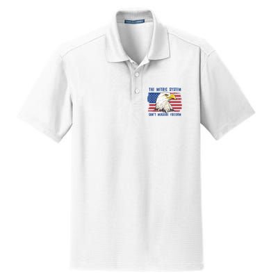 The Metric System Cant Measure Freedom 4th Of July Dry Zone Grid Polo