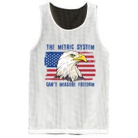 The Metric System Cant Measure Freedom 4th Of July Mesh Reversible Basketball Jersey Tank