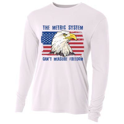 The Metric System Cant Measure Freedom 4th Of July Cooling Performance Long Sleeve Crew