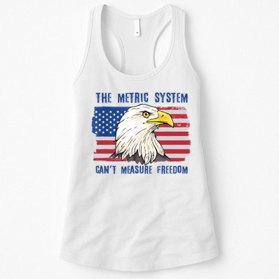 The Metric System Cant Measure Freedom 4th Of July Womens Tank Top